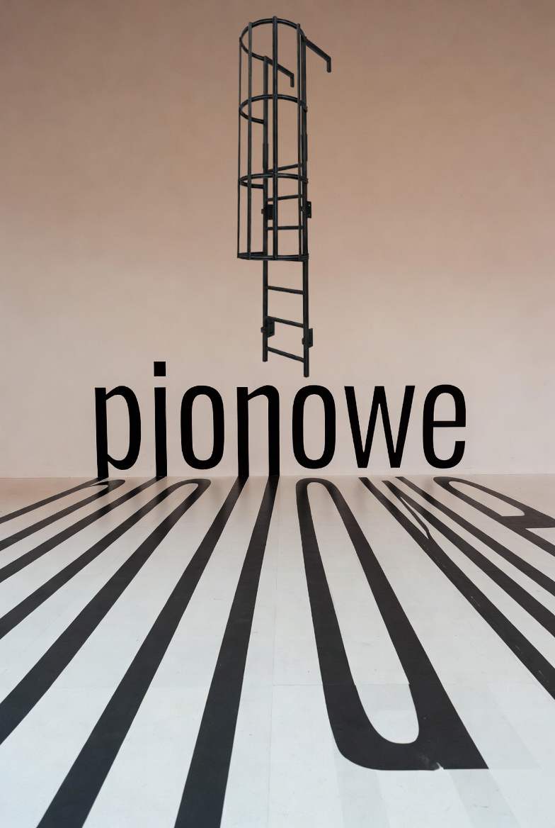 Drabina ewakuacyjna pionowa z koszem ochronnym